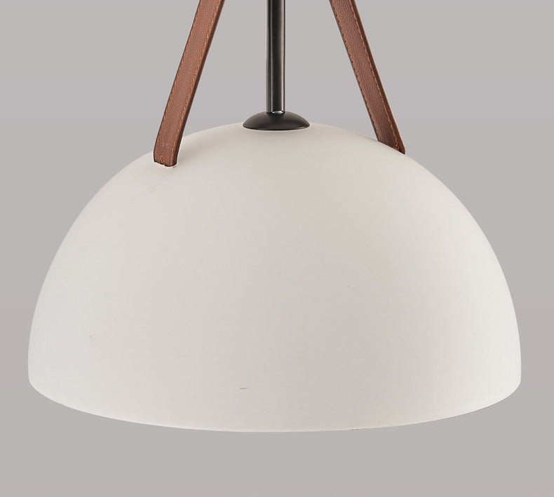 Nordic Modern Creative Glass Pendant Light for Bedroom or Bar Counter