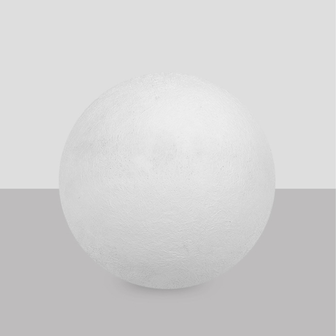 Solar Powered Moon Globe Lamp - Outdoor IP65 Waterproof Hemp Fiber Light