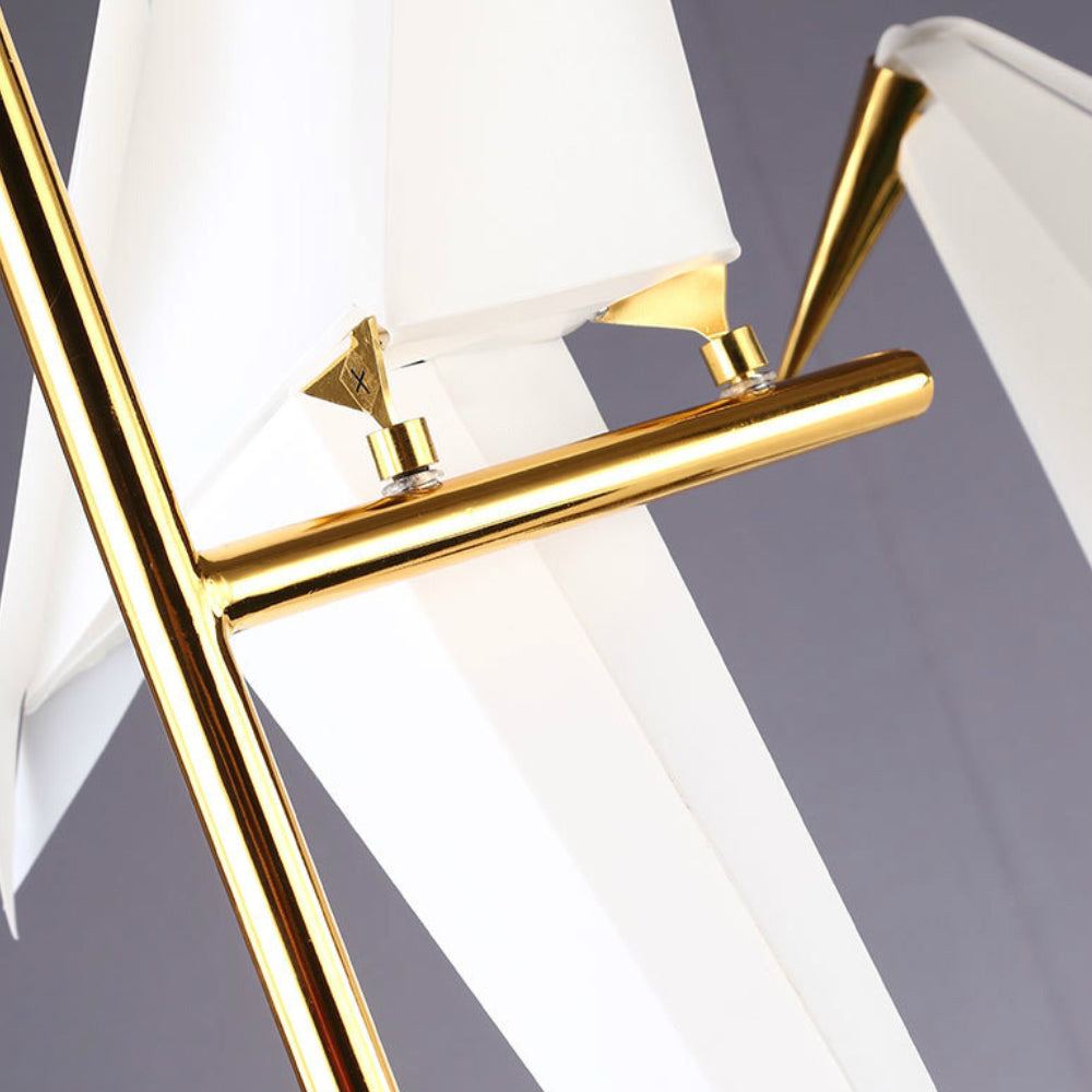 Nordic Creative Paper Cranes Ceiling Light Origami Bird Pendant Lamps