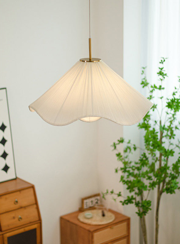 French Fabric Pendant Light for Living Room Bedroom