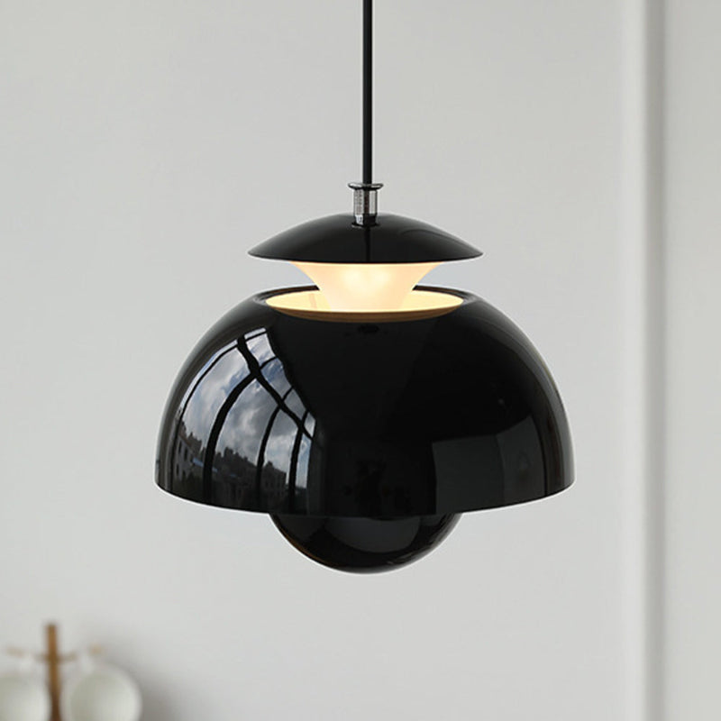 Nordic Modern Metal Hanging Light Flower Bud Shade