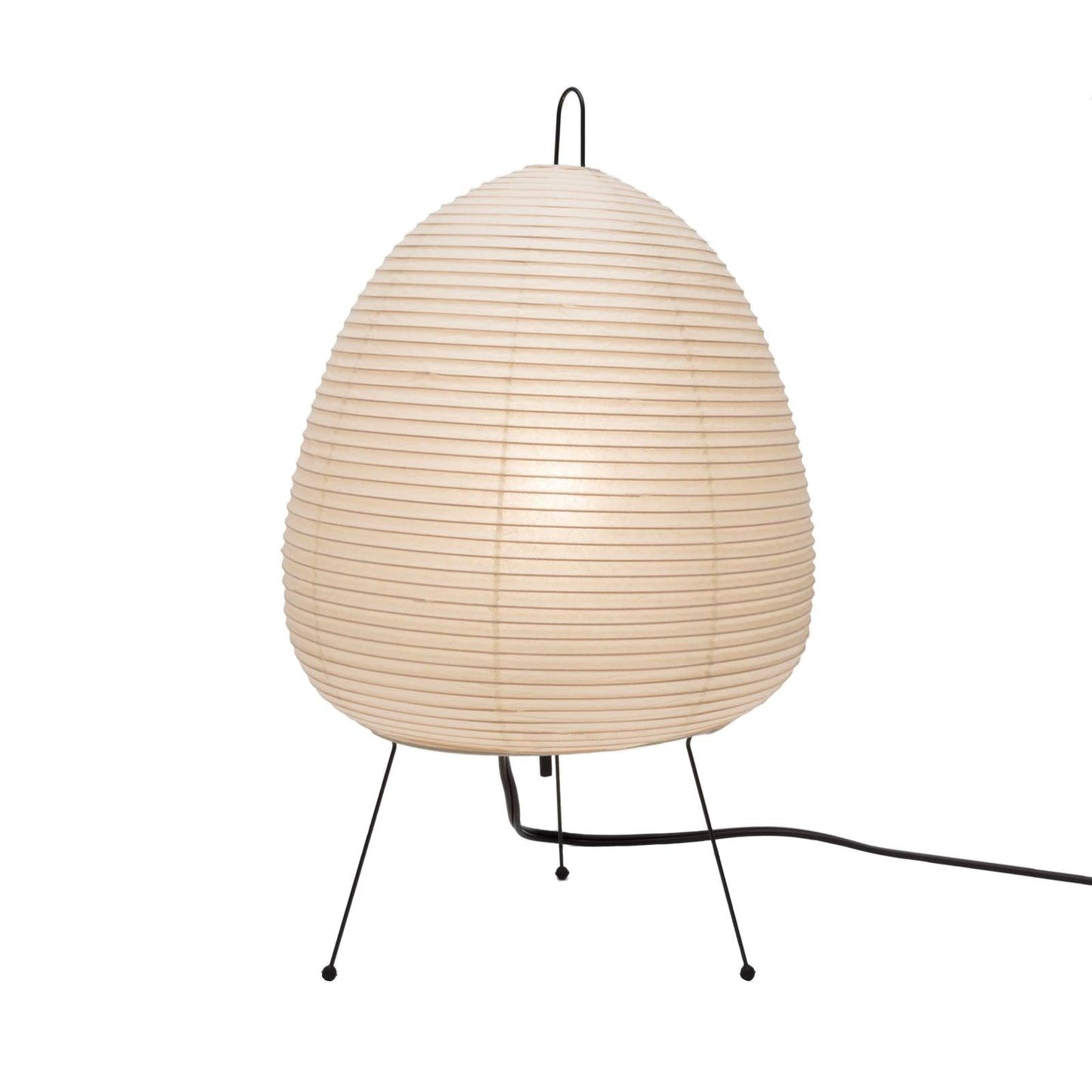 Japanese Style Tripod Rice Paper Table Lamps for Bedroom
