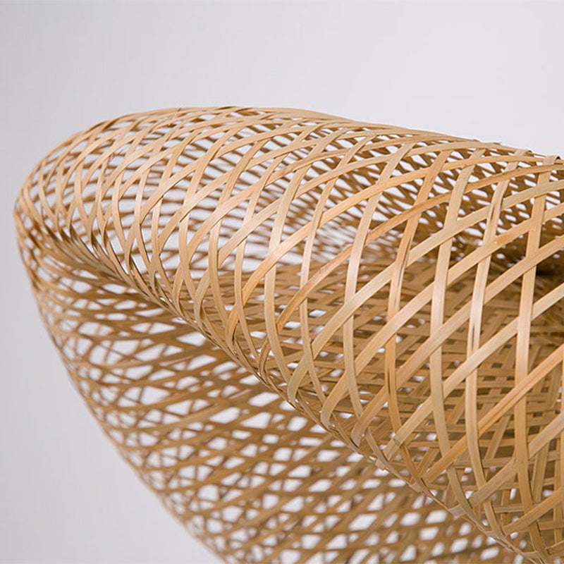 Bamboo Pendant Light Woven Lampshape