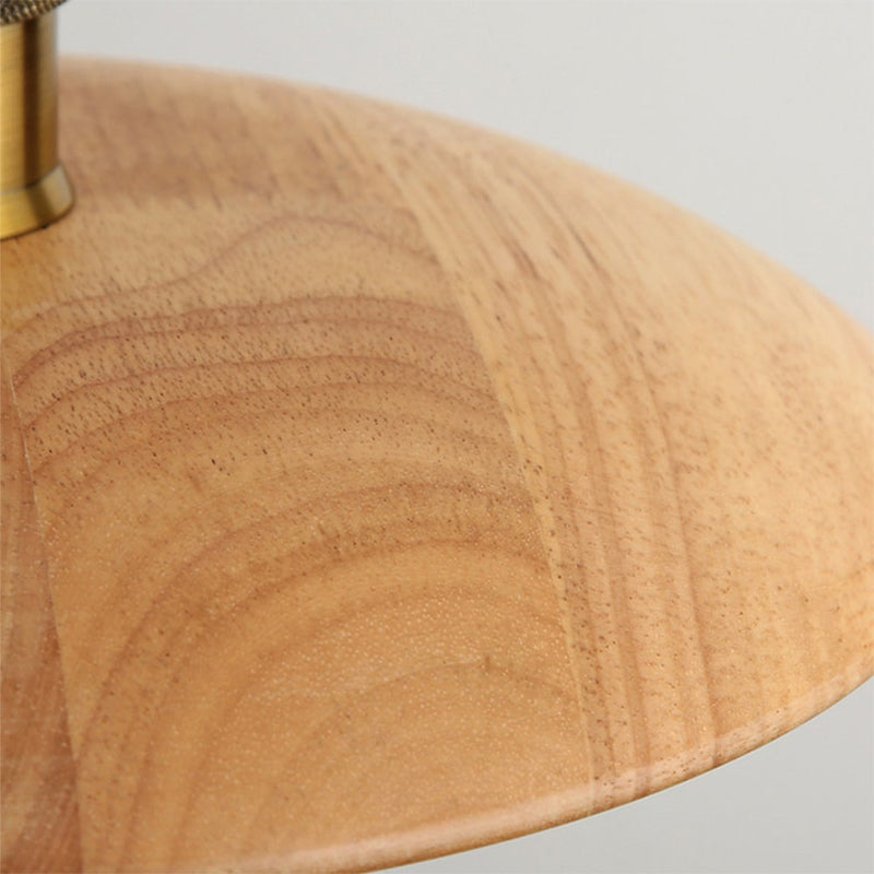 Nordic Wood Pendant Light Retro Lamp Creative Solid Wood chandelier