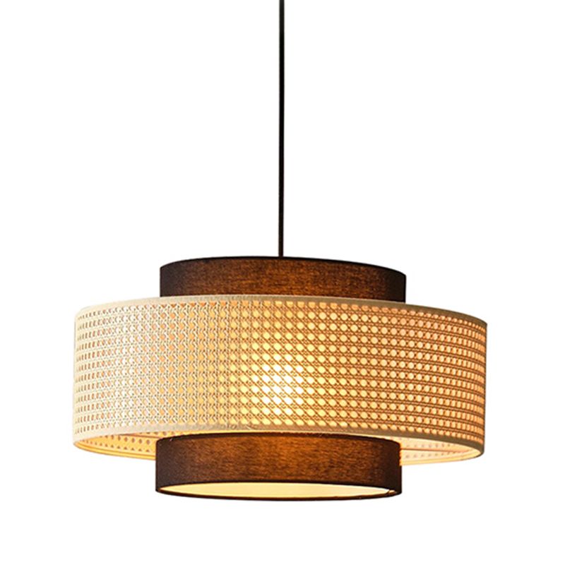 Modern Style Drum Shade Pendant Lighting