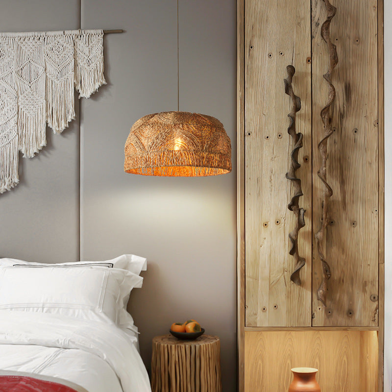 Natural Rattan Handwoven Pendant Lampshade