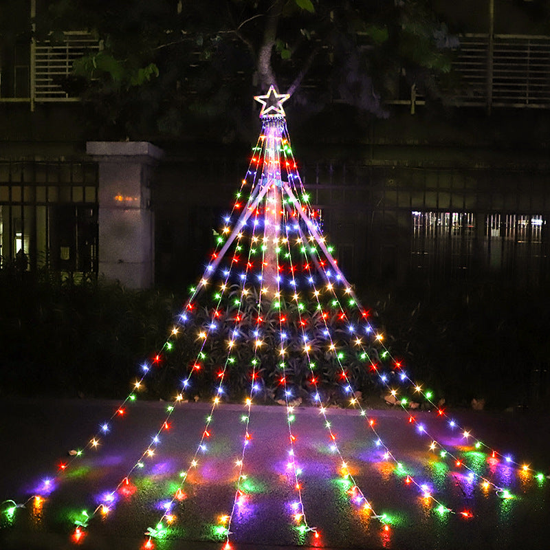 Outdoor Christmas  Waterproof 350 LED Star Lights Tree Decorations