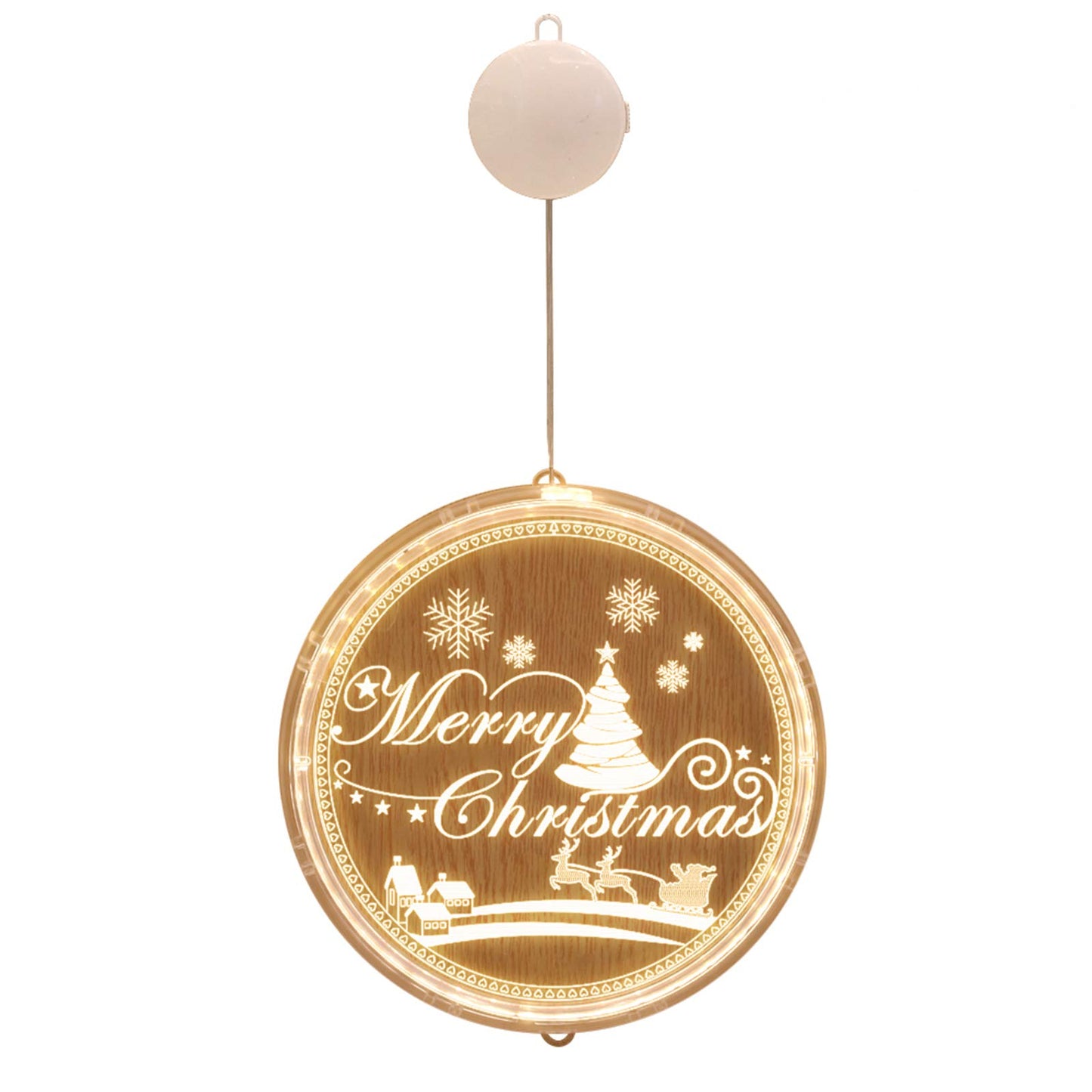 3D Christmas LED Hanging Lights Festive Lights and Star Lights