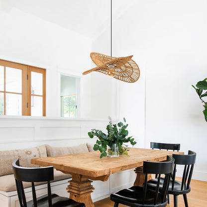 Double Tier Hemp Rope Pendant Light