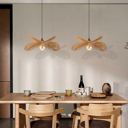 Double Tier Hemp Rope Pendant Light