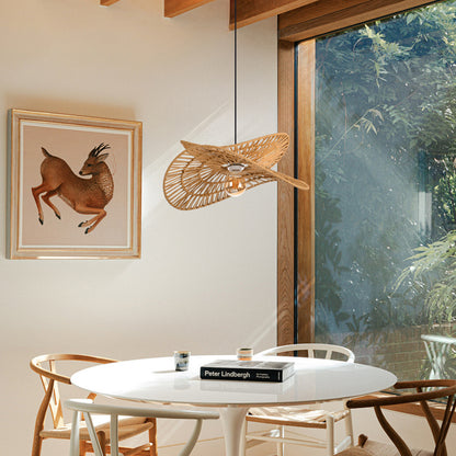 Double Tier Hemp Rope Pendant Light
