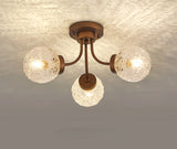 Load image into Gallery viewer, French Vintage Glass Ceiling Light for Living Room