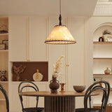 Load image into Gallery viewer, Wabi-Sabi Style Fabric Pendant Light for Homestay