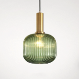 Load image into Gallery viewer, Retro Lantern Shape Stained Glass Pendant Light -Homdiy