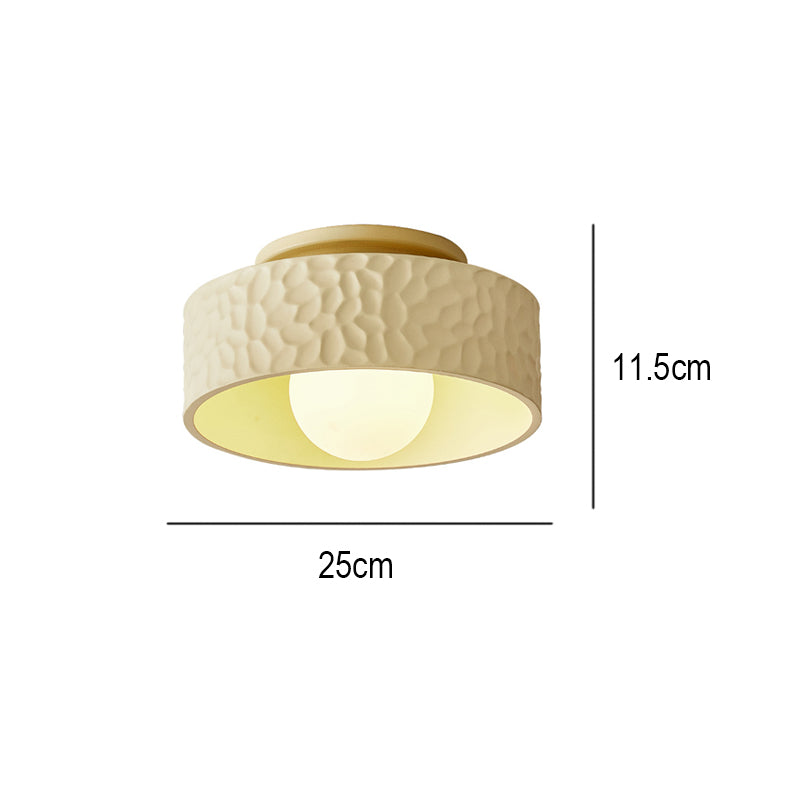 Nordic Cream Style Entrance Hallway Ceiling Lamp