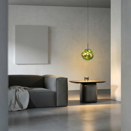 Modern Melt Pendant Light - Irregular Mirror Lava Glass Chandelier