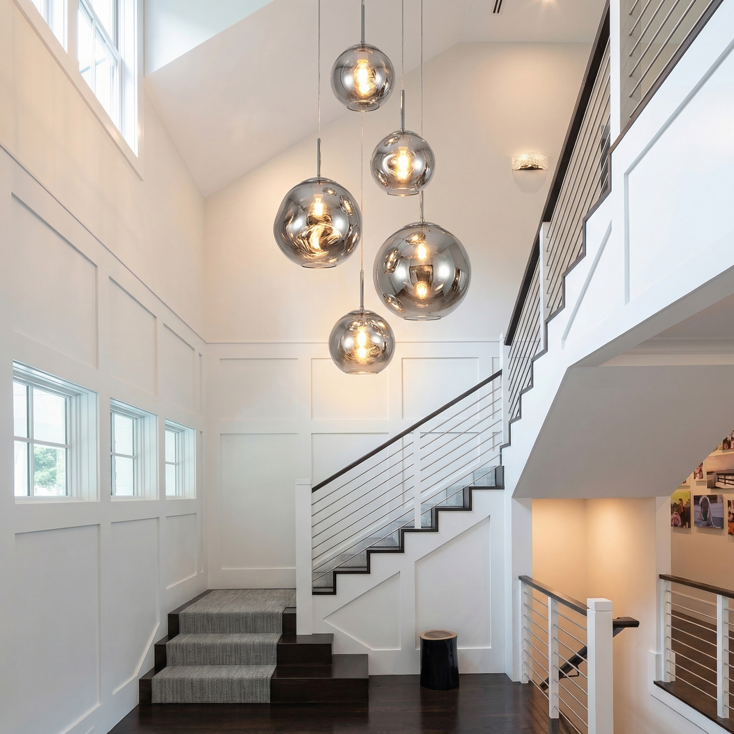 Modern Melt Pendant Light - Irregular Mirror Lava Glass Chandelier