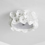 Load image into Gallery viewer, White Hydrangea Ceiling Lamp