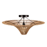 Load image into Gallery viewer, Modern Large Rattan Pendant Light – Woven Ceiling Lampshade