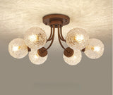 Load image into Gallery viewer, French Vintage Glass Ceiling Light for Living Room