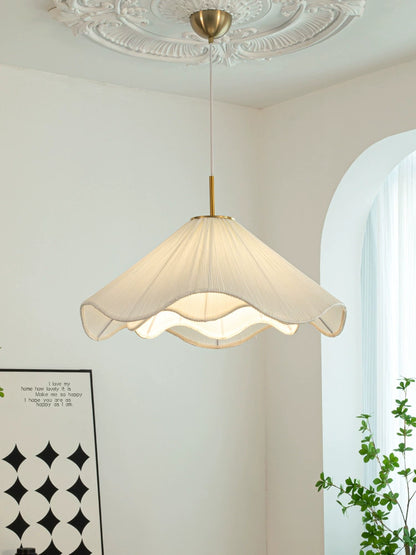 French Fabric Pendant Light for Living Room Bedroom