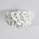 Load image into Gallery viewer, White Hydrangea Ceiling Lamp