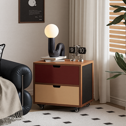 Modern Memphis Wavy Table Lamp - Ribbed Ceramic Snake Globe Light