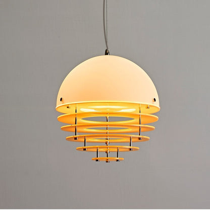Modern Nordic Multi-Tiered Louvered Pendant Light - Mid-Century Hive Chandelier