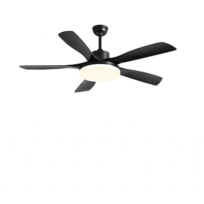 Modern 5-Blade LED Ceiling Fan - 40"/46"/56" Downrod & Flush Mount