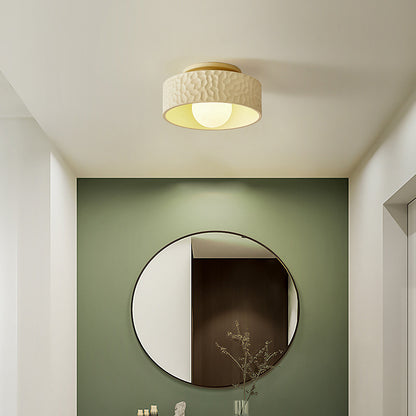Nordic Cream Style Entrance Hallway Ceiling Lamp