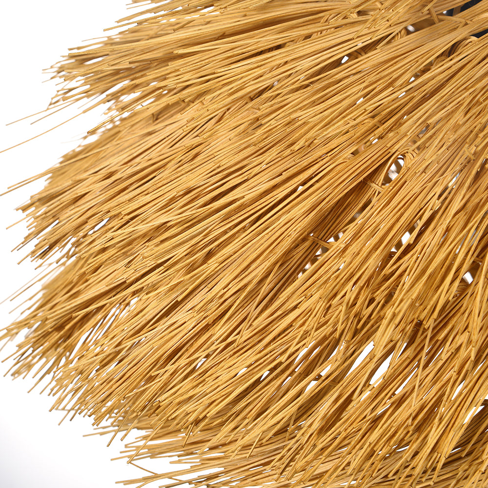 Modern Grass Tassel Pendant Light - Tropical Boho Shaggy Woven Lamp