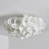 Load image into Gallery viewer, White Hydrangea Ceiling Lamp