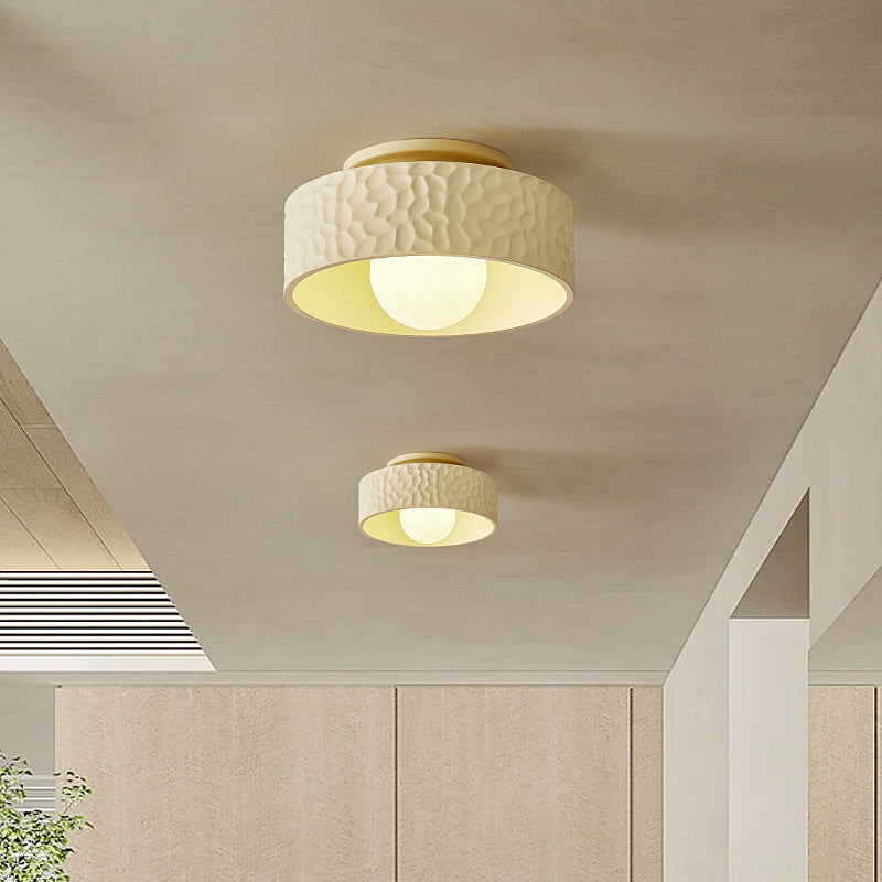 Nordic Cream Style Entrance Hallway Ceiling Lamp