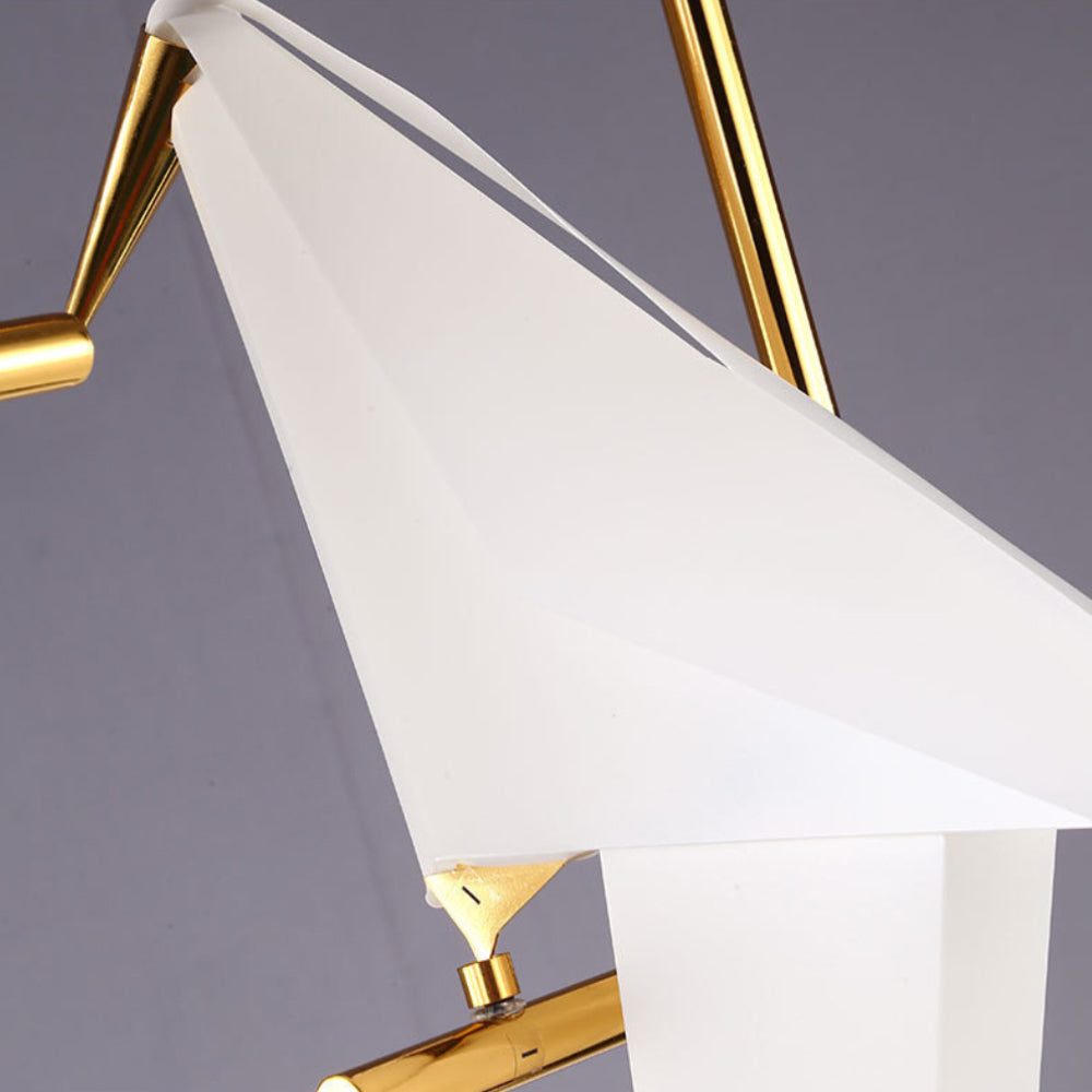 Nordic Creative Paper Cranes Ceiling Light Origami Bird Pendant Lamps
