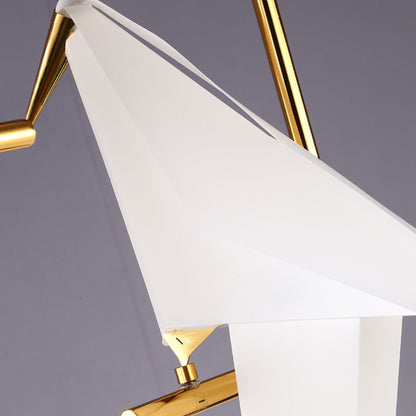 Nordic Creative Paper Cranes Ceiling Light Origami Bird Pendant Lamps