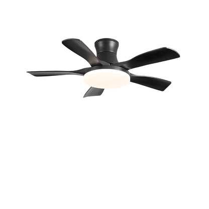 Modern 5-Blade LED Ceiling Fan - 40"/46"/56" Downrod & Flush Mount