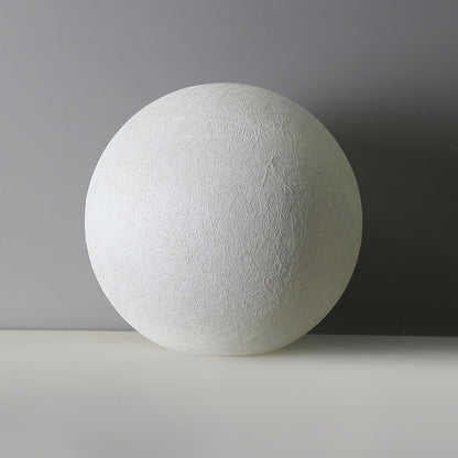 Solar Powered Moon Globe Lamp - Outdoor IP65 Waterproof Hemp Fiber Light