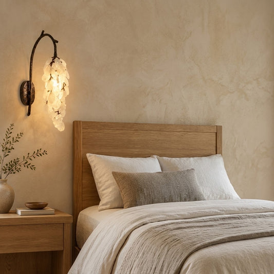 Bronze Branch Petal Wall Light