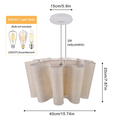 Nordic Fabric Pleated Pendant Lights