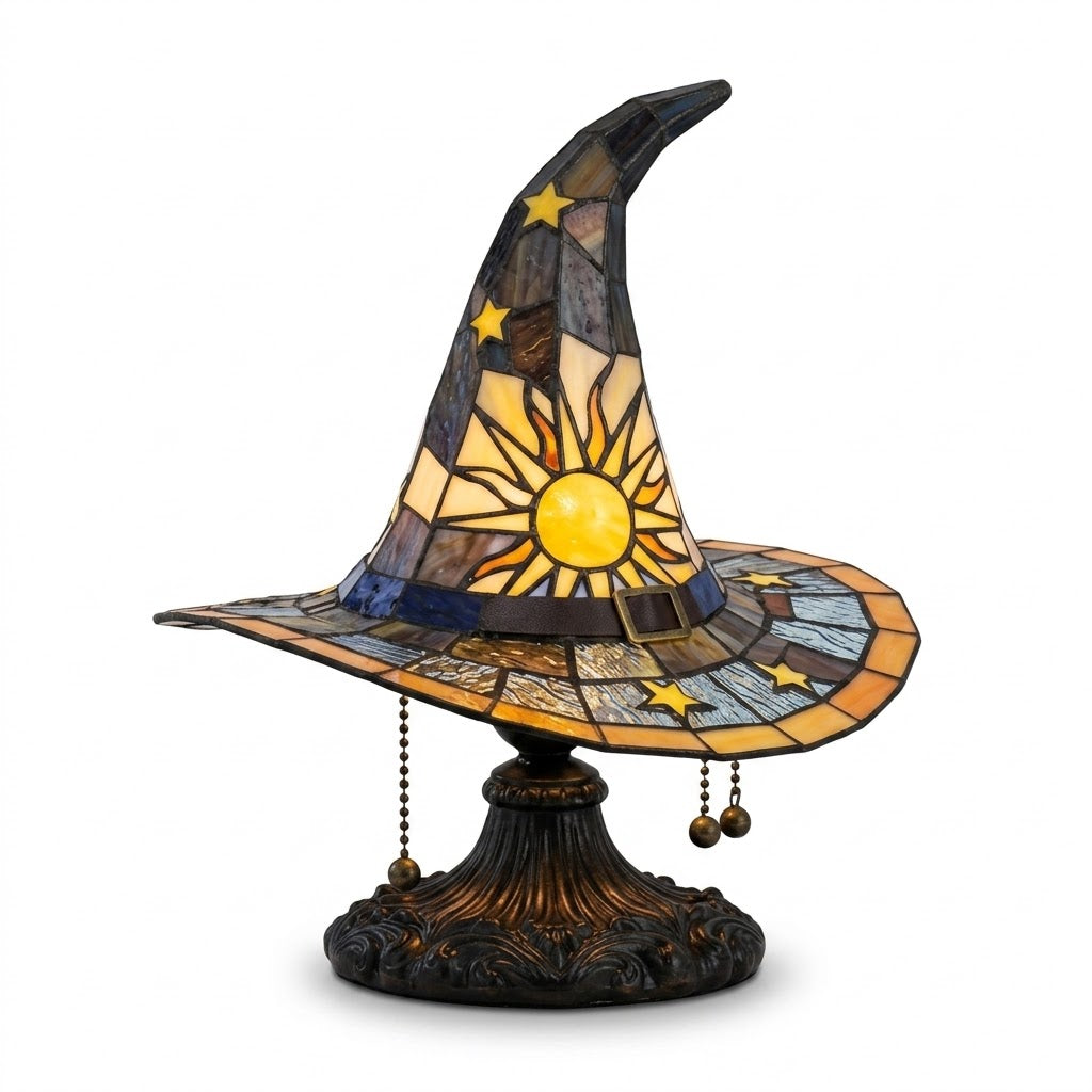 Halloween Witch Hat Lamp – USB LED Tabletop Night Light