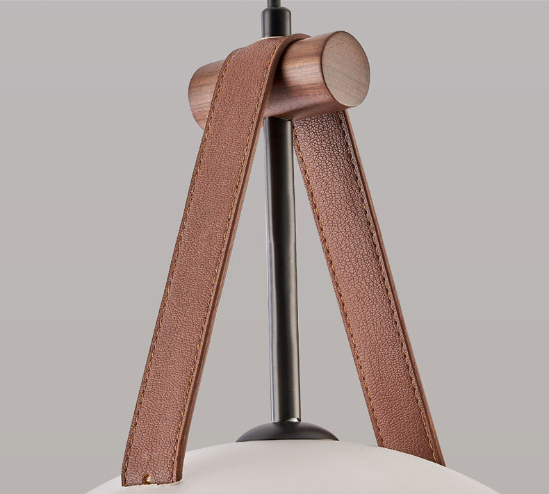 Nordic Modern Creative Glass Pendant Light for Bedroom or Bar Counter