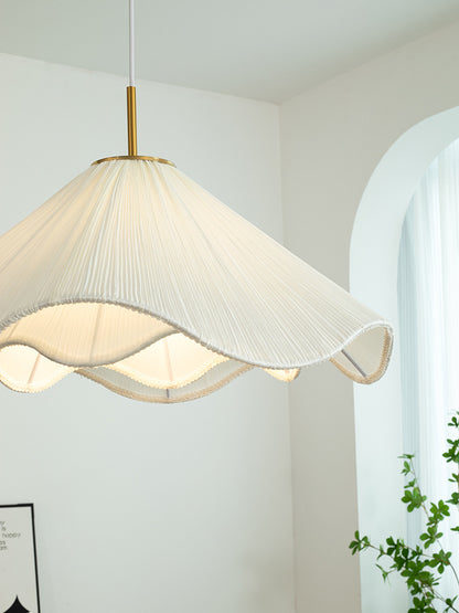 French Fabric Pendant Light for Living Room Bedroom