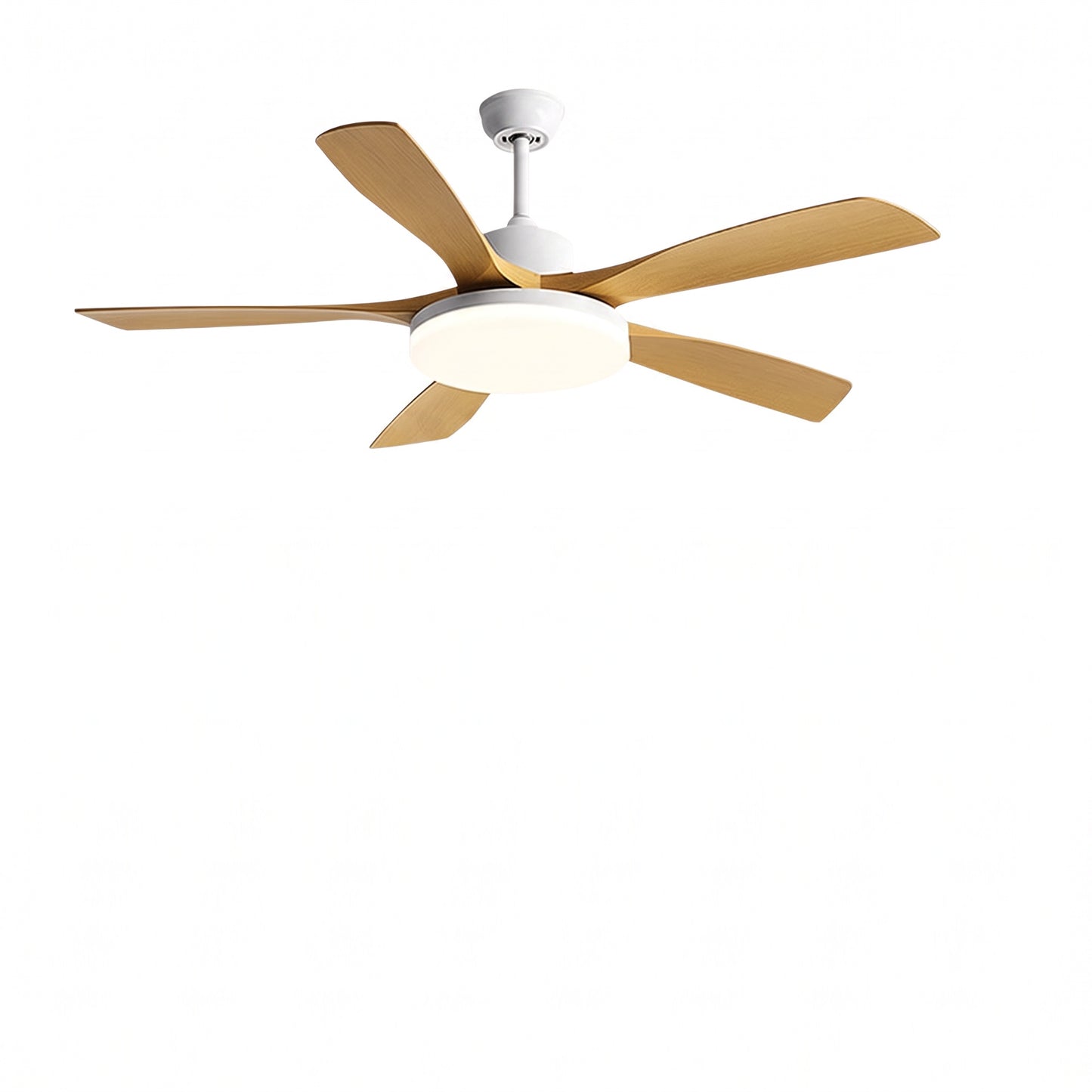 Modern 5-Blade LED Ceiling Fan - 40"/46"/56" Downrod & Flush Mount