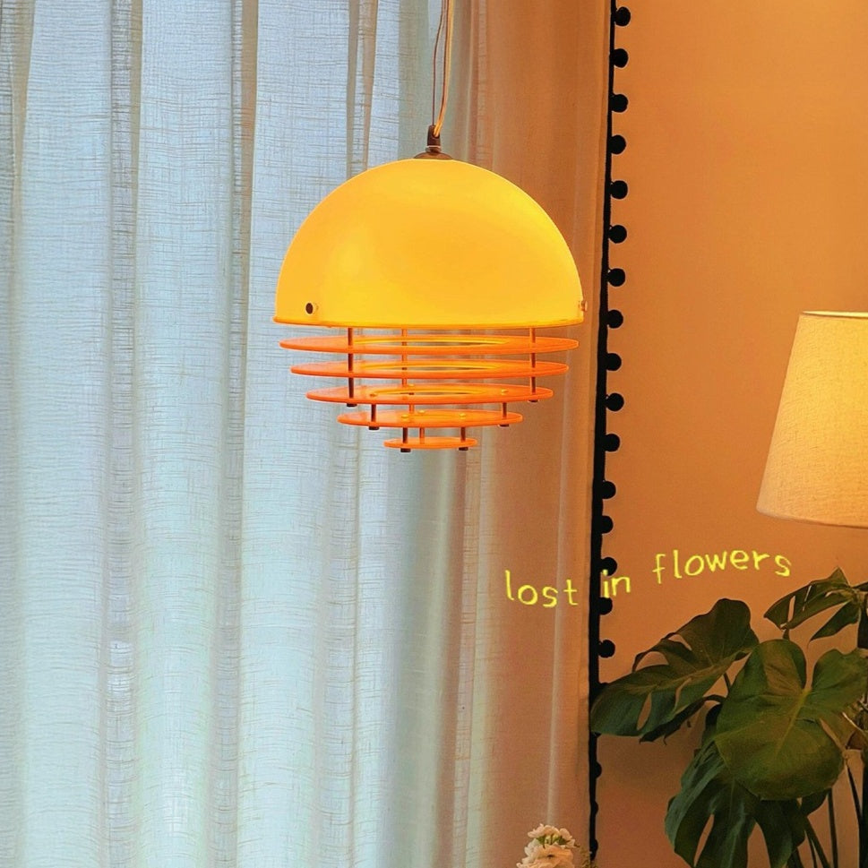 Modern Nordic Multi-Tiered Louvered Pendant Light - Mid-Century Hive Chandelier