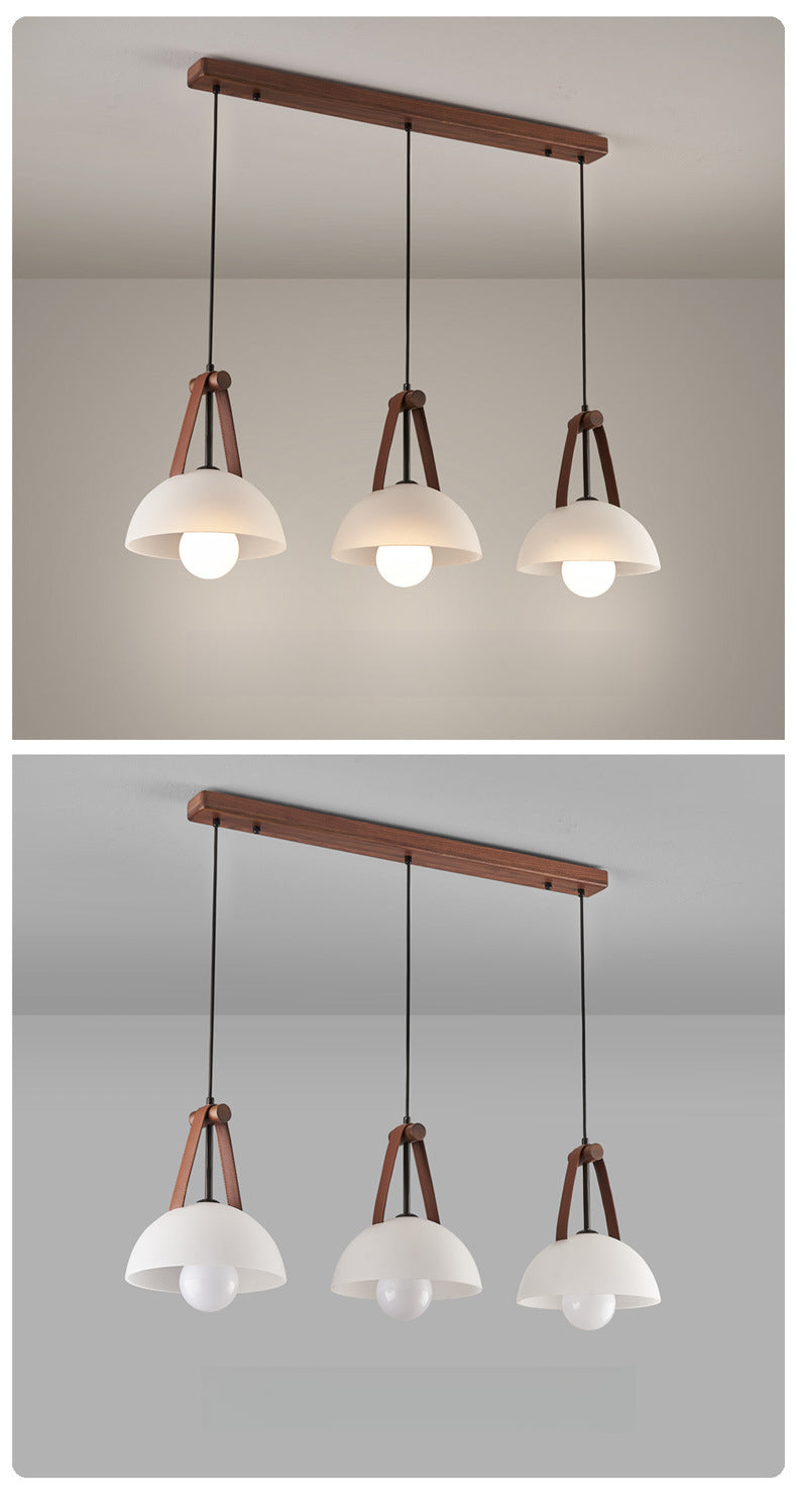 Nordic Modern Creative Glass Pendant Light for Bedroom or Bar Counter