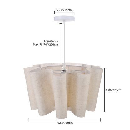 Nordic Fabric Pleated Pendant Lights