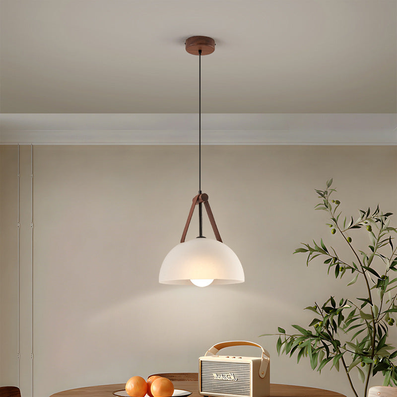 Nordic Modern Creative Glass Pendant Light for Bedroom or Bar Counter-[Modern pendant lighting for bedroom and living space]-Demolights UK