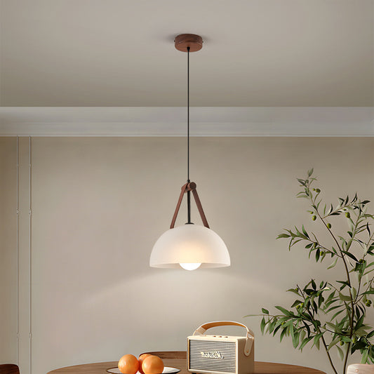 Nordic Modern Creative Glass Pendant Light for Bedroom or Bar Counter-[Modern pendant lighting for bedroom and living space]-Demolights UK