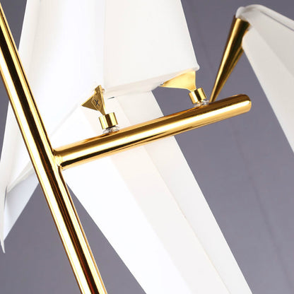 Nordic Creative Paper Cranes Ceiling Light Origami Bird Pendant Lamps