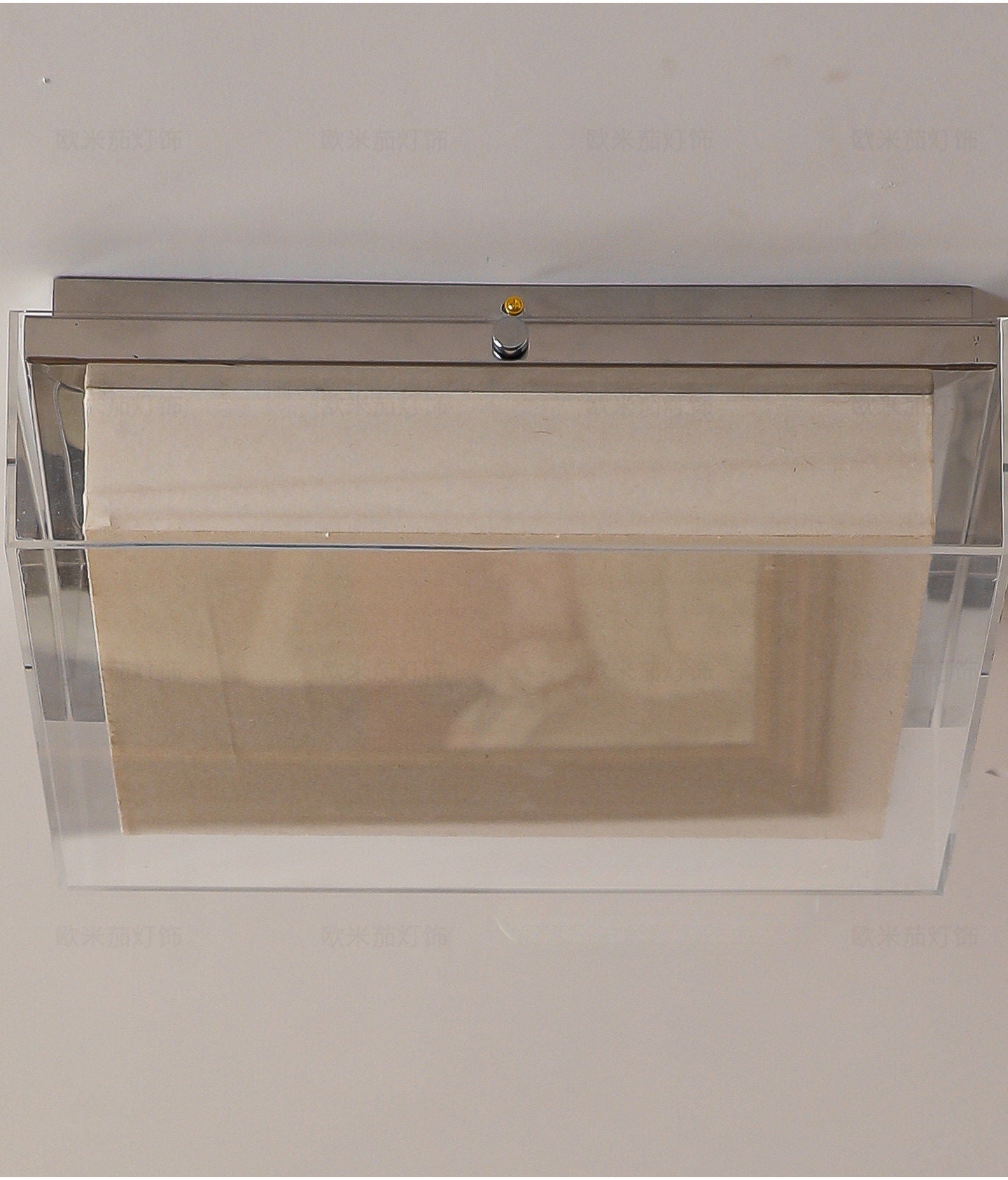 Modern Square Acrylic Flush Mount Light - 3-Color Ceiling Lamp